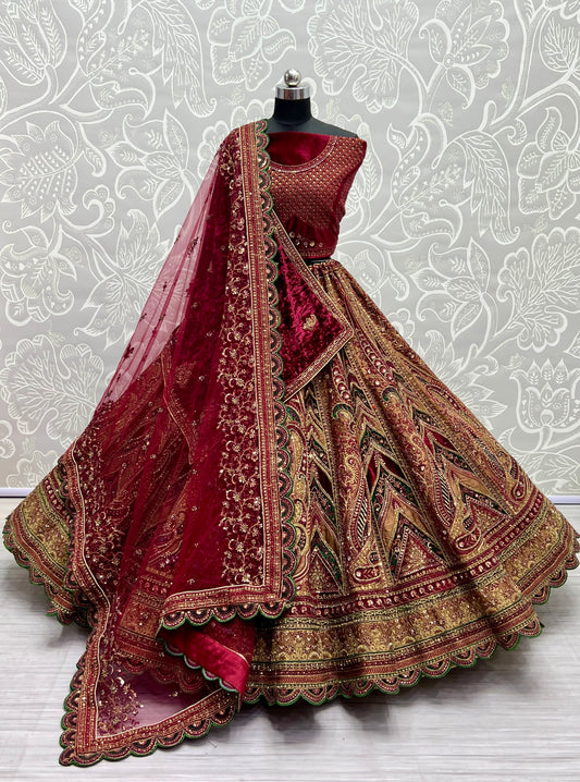 Bridal Lehenga from House of Anjani Art