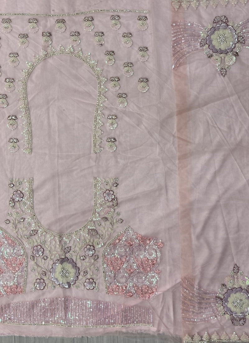 Beautifully Fancy sequins and Dori work combine sophisticated embroidered designer Partywear Lehengacholi