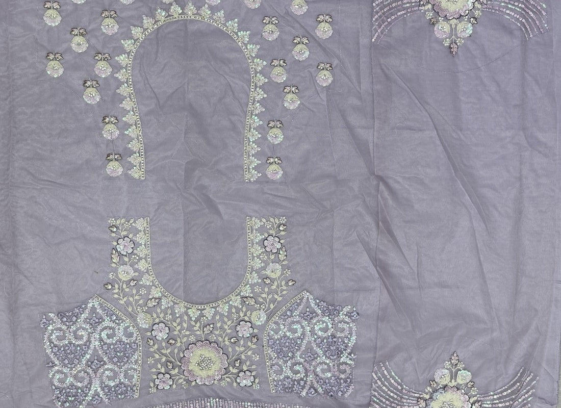 Beautifully Fancy sequins and Dori work combine sophisticated Embroidered designer Partywear Lehengacholi