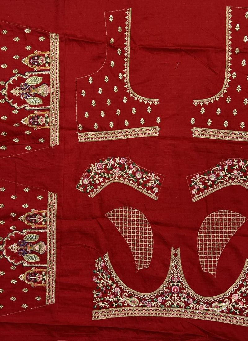 Futuristic Hand Zardosi and Motif work Traditional Bridal Pink Lehengacholi