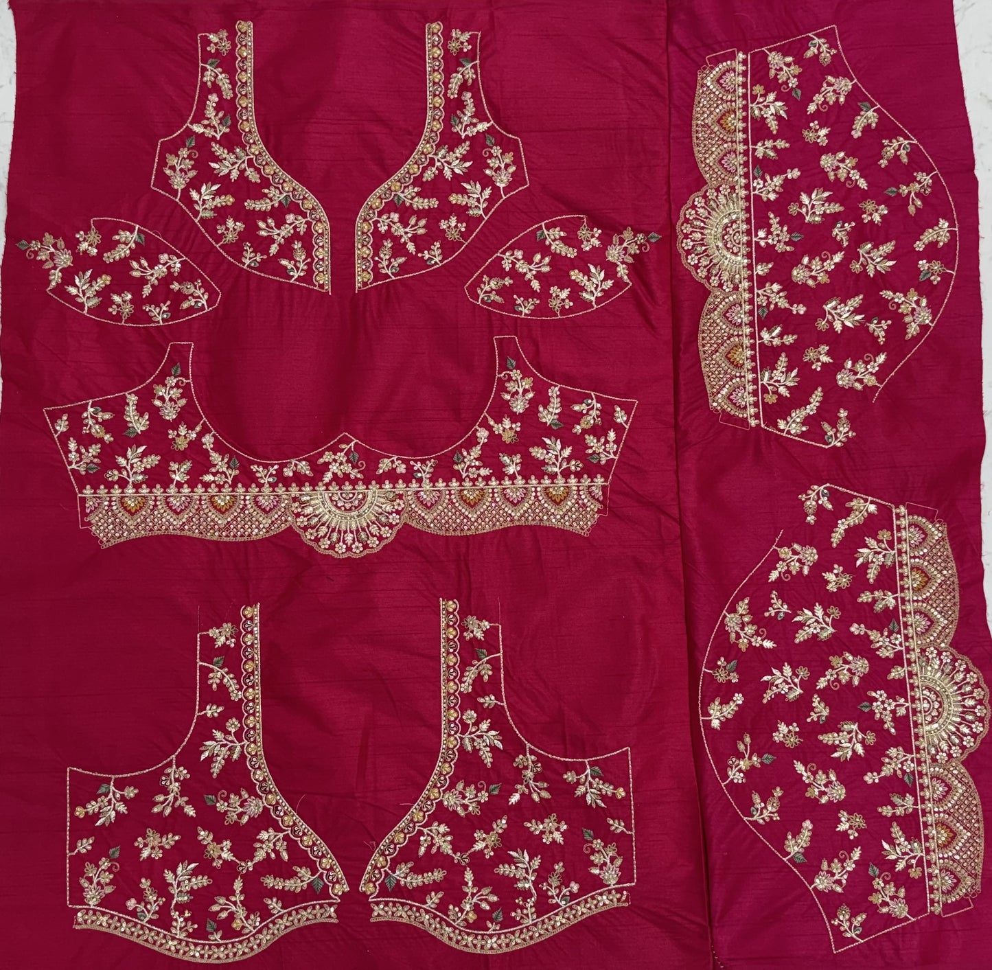 The Gulabi Mayur Heritage Rose Pink Peacock Embroidered Designer Bridal Lehenga Choli