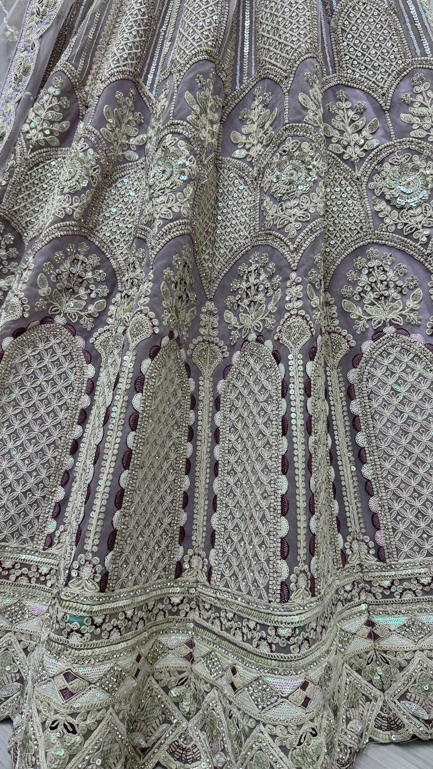 Designer Embroidered in various sequins and dori work Partywear Lehenga choli
