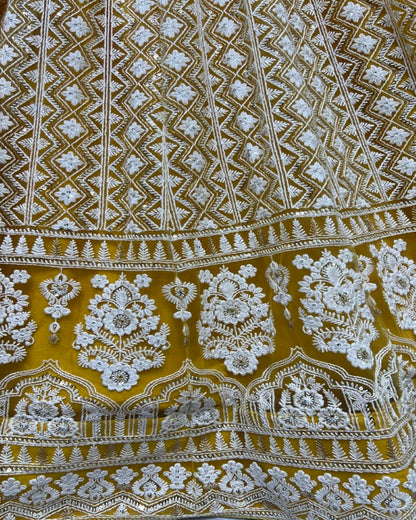 Haldi Lehengacholi perfect for bridemaid In Yellow