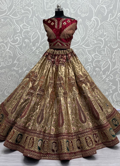 Exquisite Embroidery Velvet Patch work and sequence crafted 5 meter flair Lehengacholi Chicku