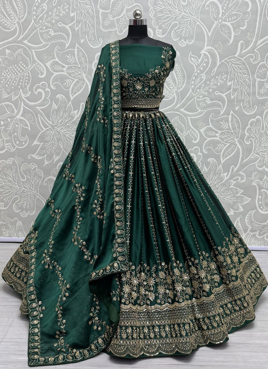 Sober Embroidered Fascinating color range Lehengacholi in Sacramento