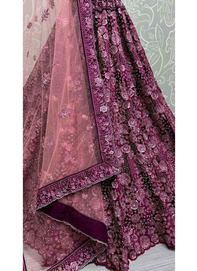 Extricated Embroidery with sequins Touch up Designer Lehenga Choli