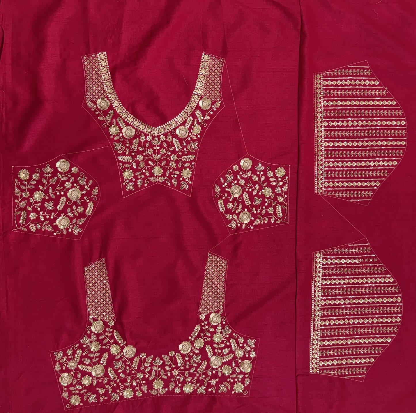 Rani Pink Silk Bridal Lehenga Choli with Peacock Embroidery & Designer Net Dupatta