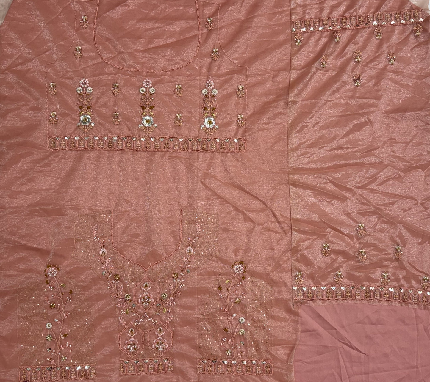 Elegant Blush Pink Bridal Lehenga Choli