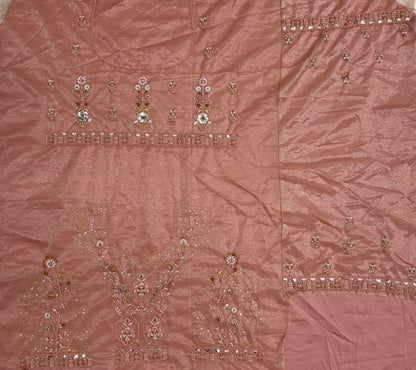 Elegant Blush Pink Bridal Lehenga Choli