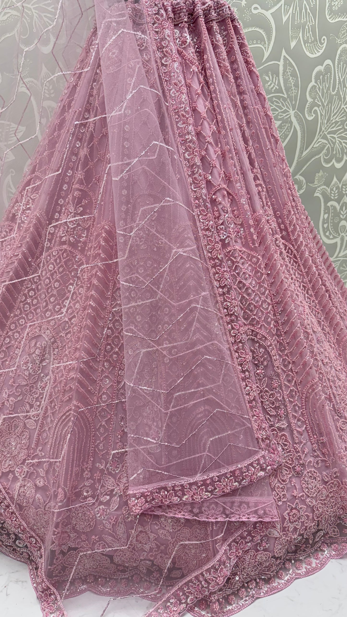 Ivory White Party Wear Lehenga Choli with Designer Embroidery