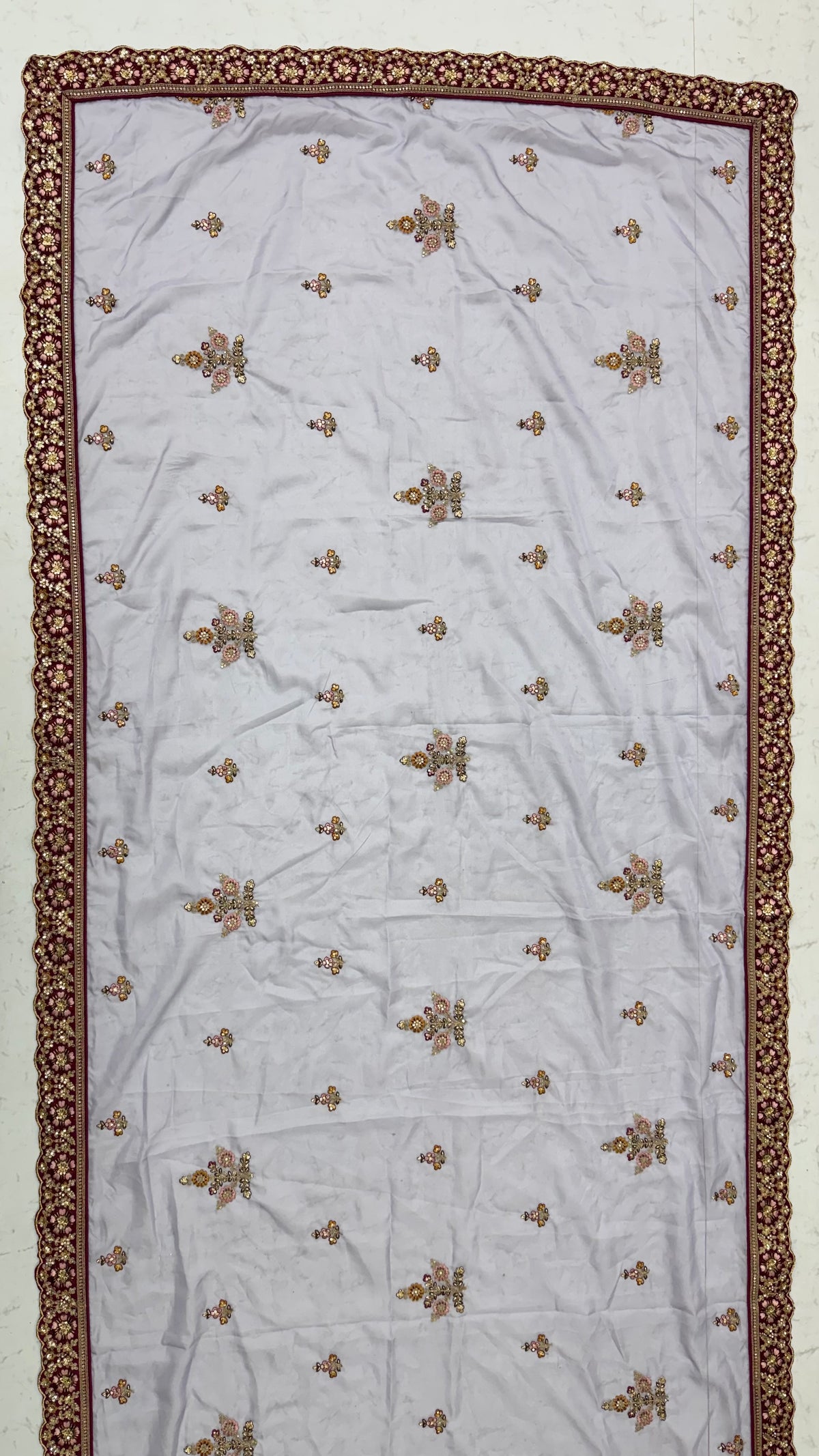 Multicolor Printed Silk Lehenga Choli with Ready-to-Wear Embroidered Blouse & Soft Net Dupatta